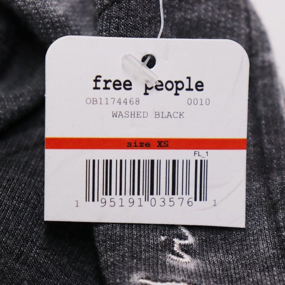 NWT Free People Cozy Cool Girl Lounge Pants Flared Wide Leg Sweatpants Black XS - Picture 5 of 9